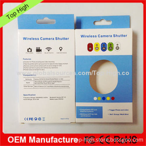 China Wholesale Price Legoo Ipega AB Bluetooth Remote Shutter for iPhone 6/Samsung Galaxy 5s